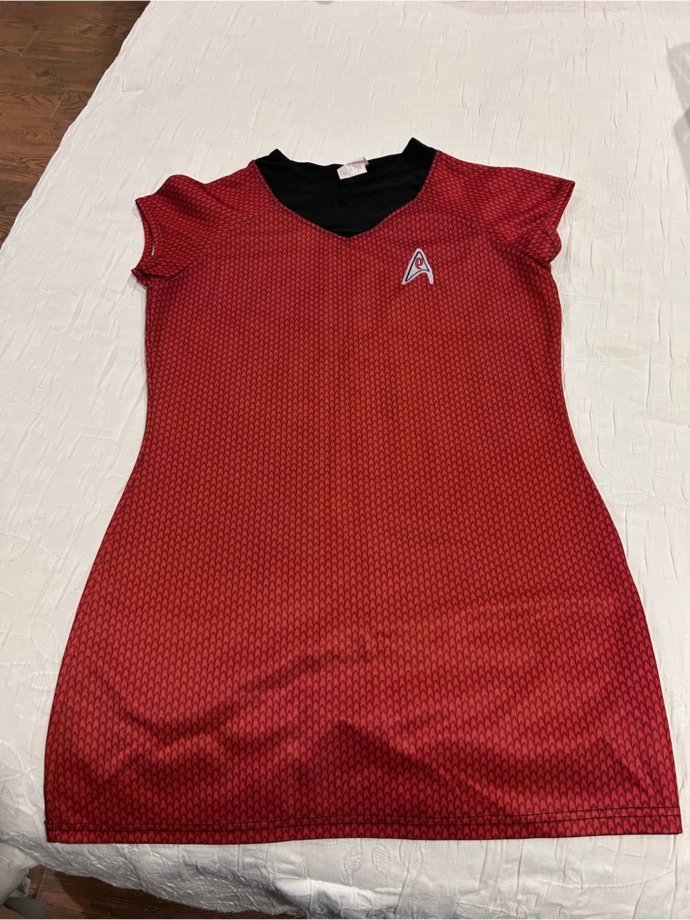 Red Starfleet-Inspired Tunic Dress